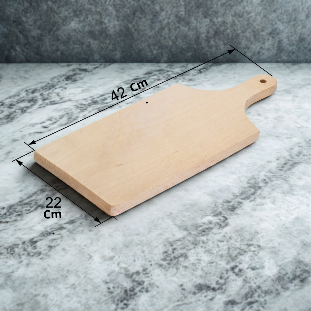 Tabla de Madera Premium - Grabado Láser Personalizado.