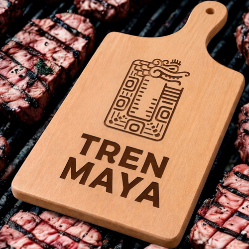 Tabla de Madera Premium - Grabado Láser Personalizado.